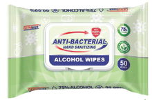 Load image into Gallery viewer, Case of Germisept Multi-Purpose Antibacterial Alcohol Wipes (50 Count) (24 Packs)
