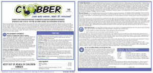 Pallet of Clobber (CLO2BBER) Disinfectant (558 Bottles) - Chlorine Dioxide Disinfectant