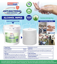 Load image into Gallery viewer, Germisept Antibacterial Multi-Purpose Alcohol Wipes (800 Count)
